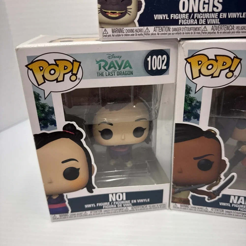 Funko‎ - POP Disney: Raya and The Last Dragon - Namaari 1001, Noi-1002, Ongis